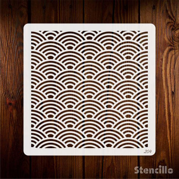 Unfurl Artistic Expression with the Hypnotic Spiral Stencil: Reusable for Walls & Canvas -