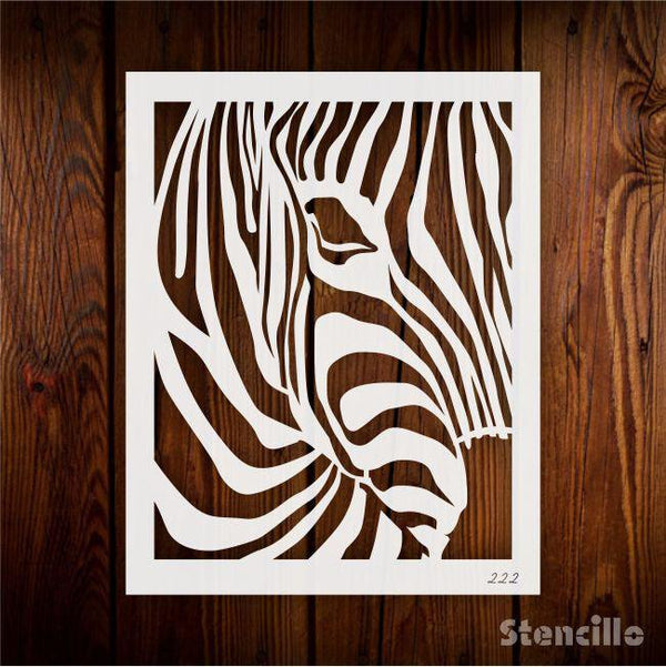 Paint a Wildlife Wonder: Zebra Stencil for Creative Home Decor -
