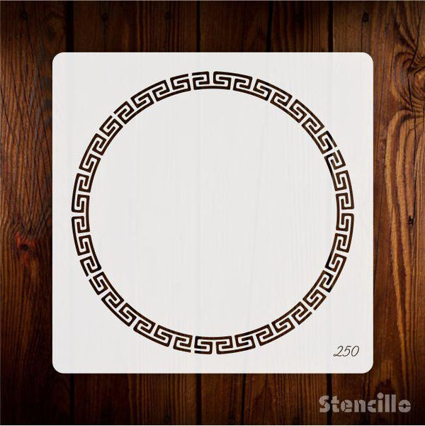 Elevate Your Space: Official Versace Greek Key Stencil for Walls, Canvas, and More -