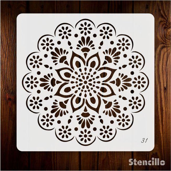 Unleash Your Inner Zen: Mandala Stencil for Walls, Canvas, and More -