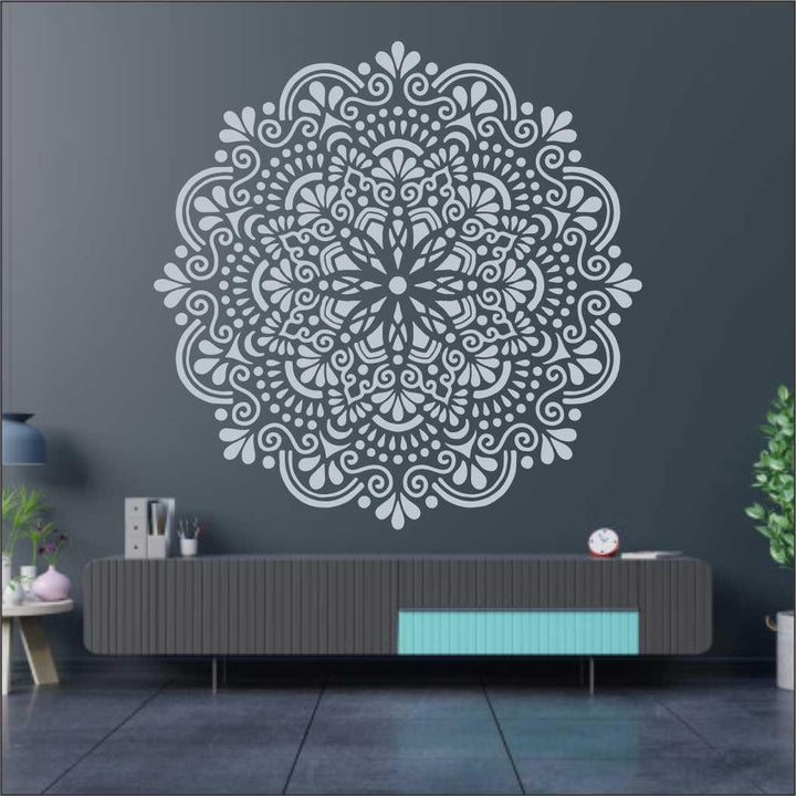 Intricate Harmony: Mandala Stencil for Walls, Canvas & More -