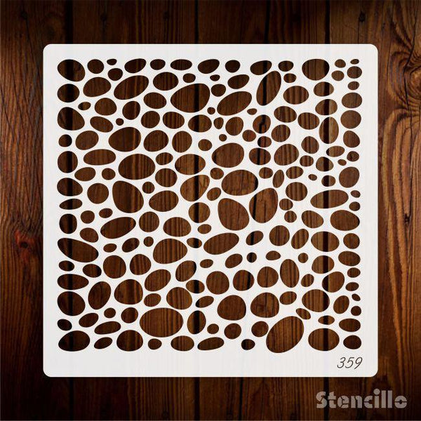 Create a classic Look: Stone Repeat Pattern Stencil for Walls, Canvas, and More -