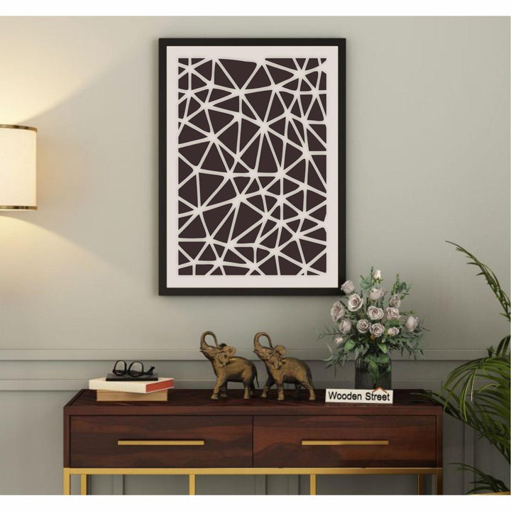 Minimalist Cityscape Alive - Rhythmic Pattern Stencil For Walls, Canvas & Fabric Painting -