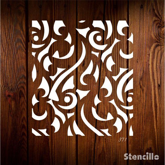 Decorative Pattren Stencil Reusable Stencil For Canvas And Wall Painting.ID #371 - Stencils