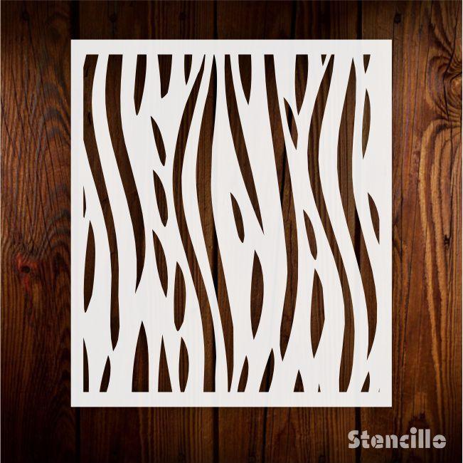 Decorative Line pattren Stencil Reusable Stencil For Canvas And Wall Painting.ID #372 - Stencils