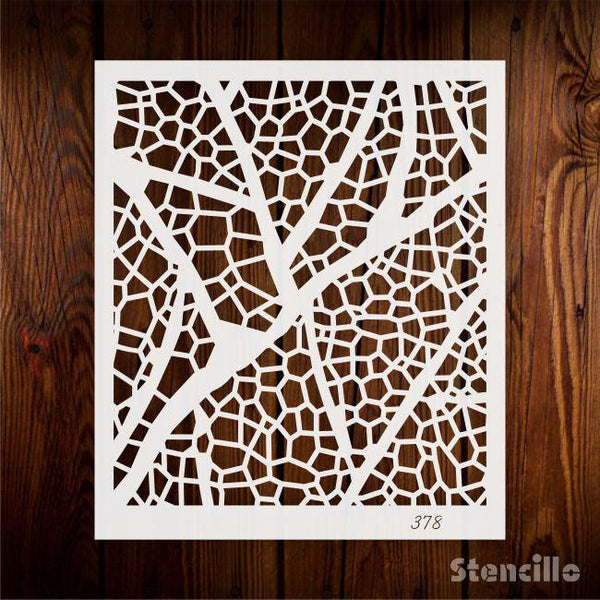 Blooming Elegance: Delicate Vines Stencil for Walls, Canvas, and More -