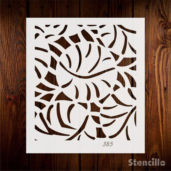 Unveiling Cosmic Dance: Abstract Circular Pattern Stencils for Walls, Canvas & Floors -
