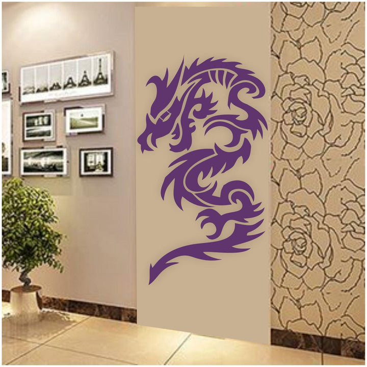 Mythical Majesty: Stencil Soaring Dragons on Walls & Canvas Painting -