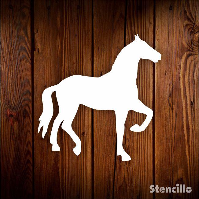 Unleash the Inner Stallion - Grace of Horses Stencil For Walls, Canvas & Furniture Painting -