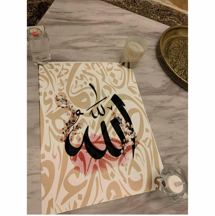 Surround Yourself with the Oneness of Arabic Script Arabic Alphabets Reusable Calligraphy Plastic Stencil For Walls, Canvas, Fabric Painting & Embossing -