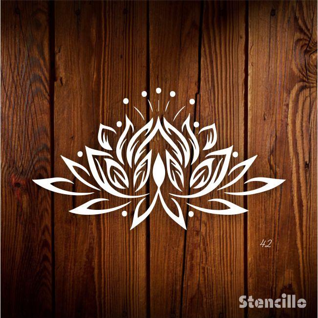 Enchanted Bloom Captivating Floral Flower Reusable Plastic Stencil For Walls, Canvas, Furniture & Fabric Painting & Embossing -