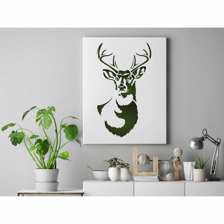 Whispers of the Wild: Capture the Essence of Deer with this Reusable Stencil -