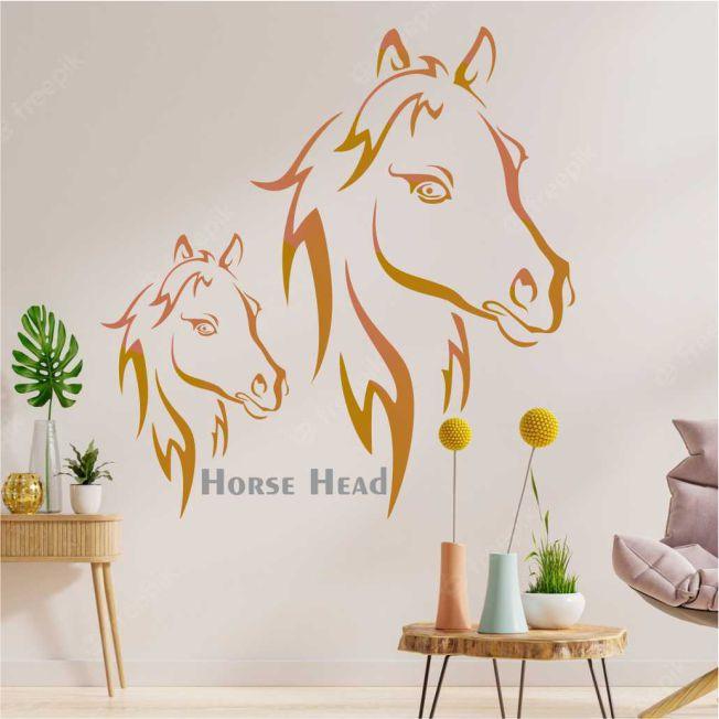 Unleash the Equine Spirit - Horse Head Stencil For Walls, Canvas & Furniture Painting -
