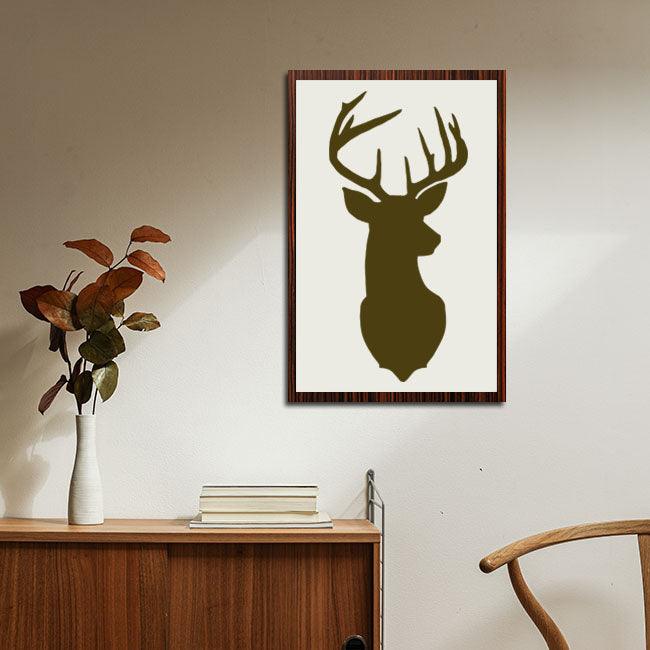 Jolly Jingles: Stencil a Rustic Deer Head for Holiday Cheer for Canvas and wall painting -