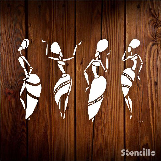 Immerse Yourself in Tradition: Warli Art Stencil for Walls, Canvas, and More -