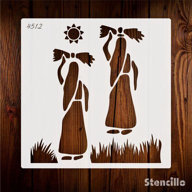 Unleash Tribal Flair - Stencil a Slice of Indian & Warli Life on Walls, Canvas, Furniture & More -