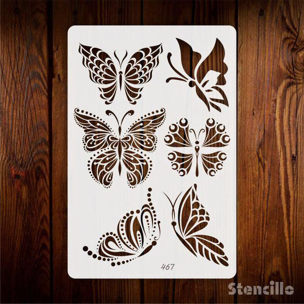 Let Your Walls Take Wing: Butterfly Stencil Collection for Joyful Interiors -