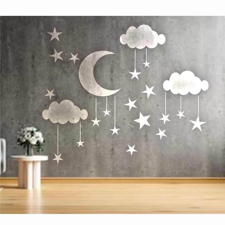 Dreamy Skies! Big, Reusable Cloud Stencil Paints Puffy Perfection on Walls & Canvas -