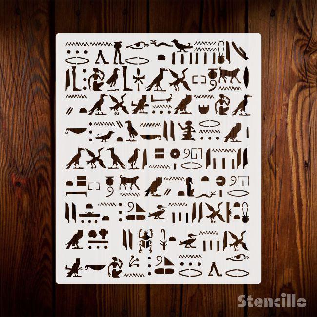 Hieroglyphic Symphony: Warli Reusable Stencil for Artistic Journeys Through Time -