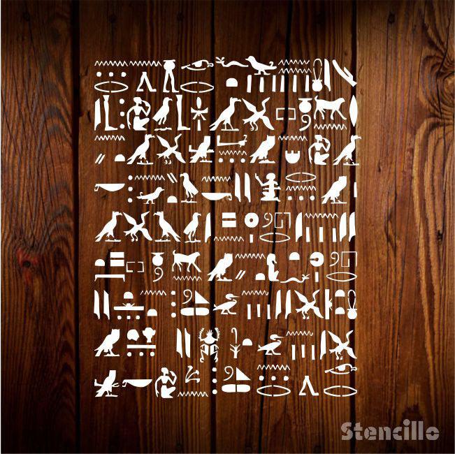 Hieroglyphic Symphony: Warli Reusable Stencil for Artistic Journeys Through Time -