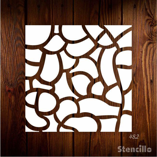 Enchanted Tessellations: Stencil this Mesmerizing Mosaic Pattern for Walls & Canvas -