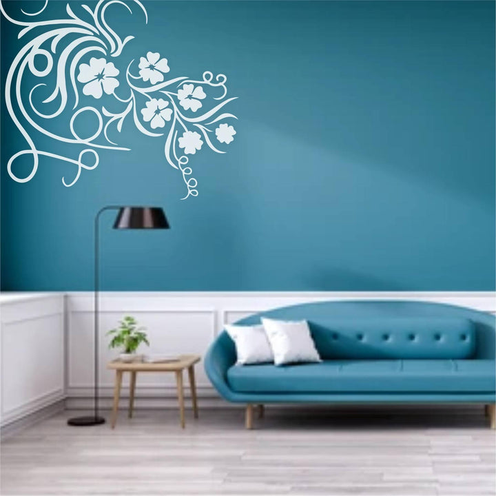 Blossoming Elegance: Reusable Stencil Paints Vintage Floral Dreams for Wall & Canvas Painting -