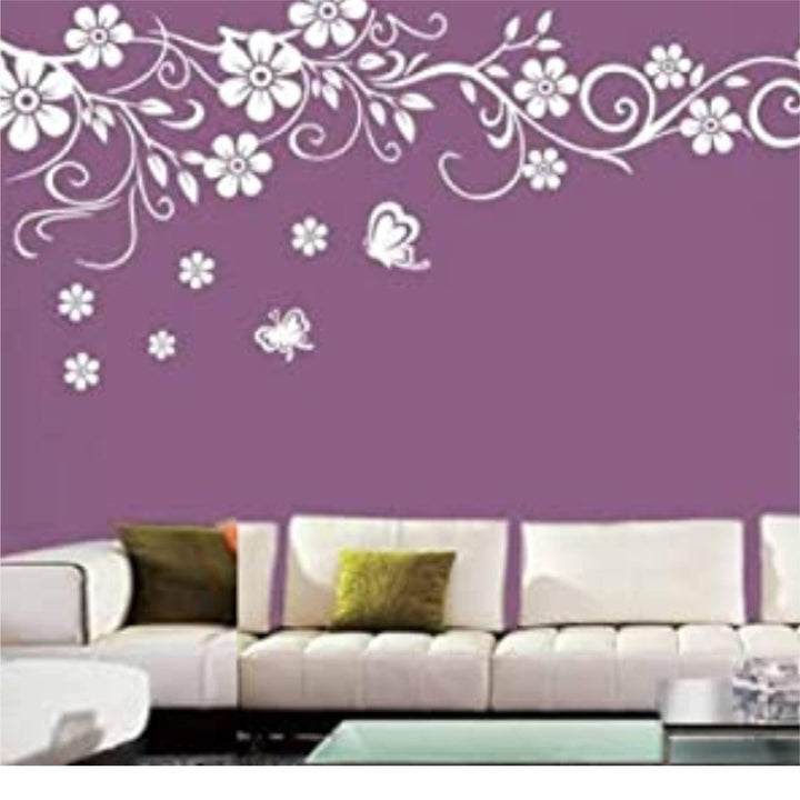 Blossoming Elegance: Reusable Stencil Paints Vintage Floral Dreams for Wall & Canvas Painting -