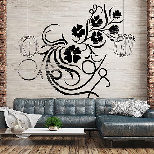 Blossoming Elegance: Reusable Stencil Paints Vintage Floral Dreams for Wall & Canvas Painting -