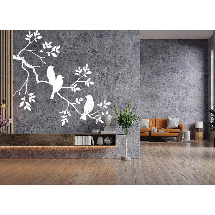 Tweet Tweet! Stencil a Flock of Cheerful Birds Stencil For Canvas And Wall Painting -