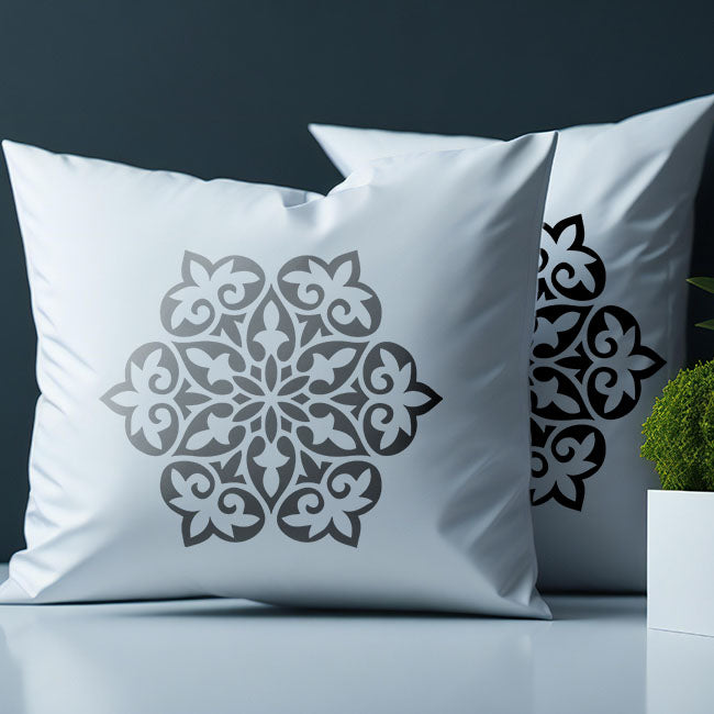 Awaken Your Creative Spirit: Floral Mandalas Stencil For Walls, Canvas & Furniture Painting -