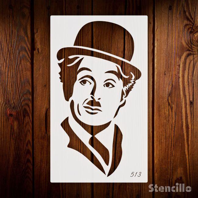 From Silver Screen to Stenciled Canvas: Capturing the Essence of Charlie Chaplin -