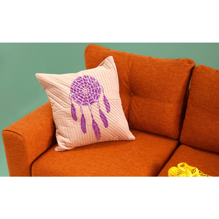 Bohemian Bliss: Paint a Tapestry of Tranquility with this Dreamcatcher Stencil -