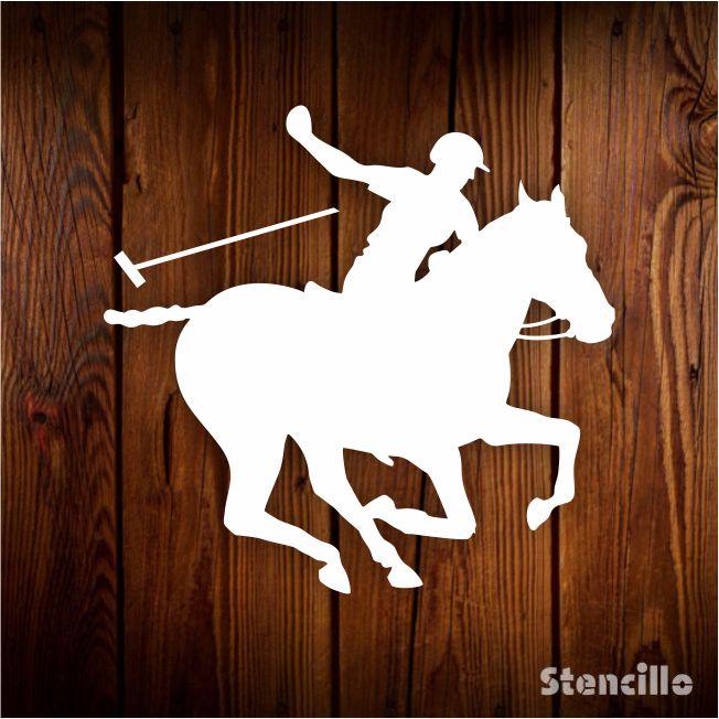 Gallop into Creativity - Stencil a Majestic Man on Horse on Walls, Canvas, Scrapbook & Stamping -