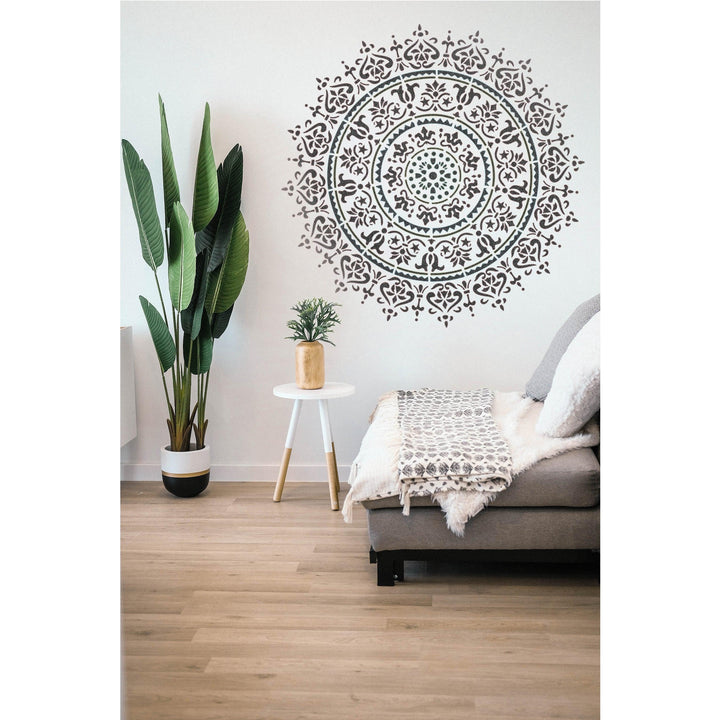 Mystical Mandala: Geometric Stencil for Walls, Scrapbooking, and More -