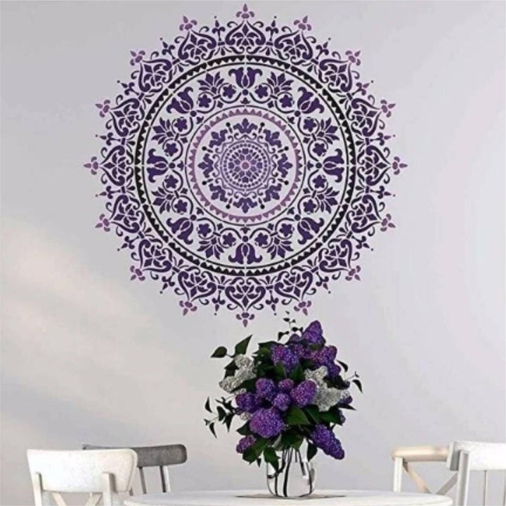 Mystical Mandala: Geometric Stencil for Walls, Scrapbooking, and More -