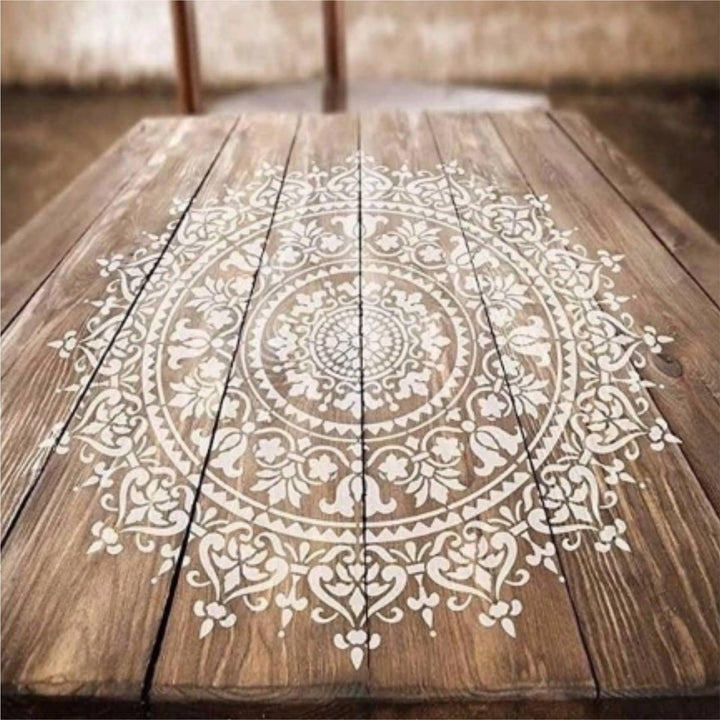 Mystical Mandala: Geometric Stencil for Walls, Scrapbooking, and More -