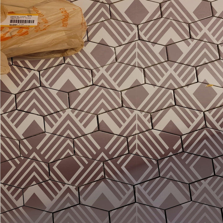 Interlocking Enigma: Enchanting Tessellating Pattern Stencil For Walls, Canvas & Fabric Painting -