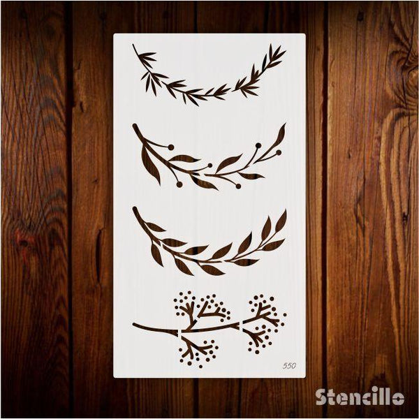 Reach for New Horizons: Stencil Delicate Branches on Walls & Canvas for a Touch of Growth -