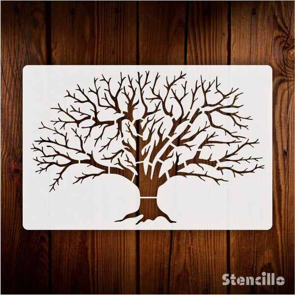 Branching Out: Versatile Tree Stencil for Walls, Scrapbooking, and More -
